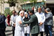 مراسم تشییع پیکر همسر دکتر حسین اصل سلیمانی با حضور مسئولان دانشگاه علوم پزشکی تهران برگزار شد