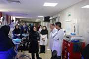 بازدید رئیس بیمارستان دکتر شریعتی از بخش‌های درمانی با هدف ارتقای خدمات سلامت
