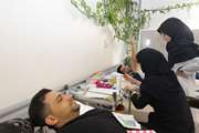 برگزاری طرح اهدای خون در بیمارستان دکتر شریعتی